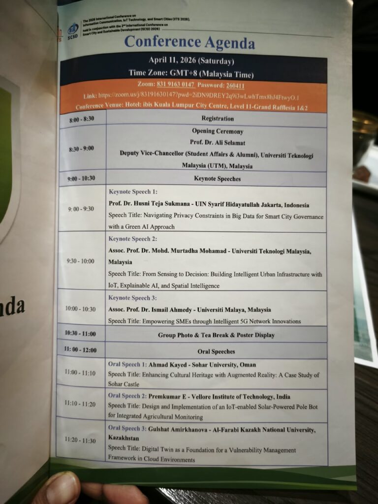 IITS 2026, Kuala Lumpur — conference agenda